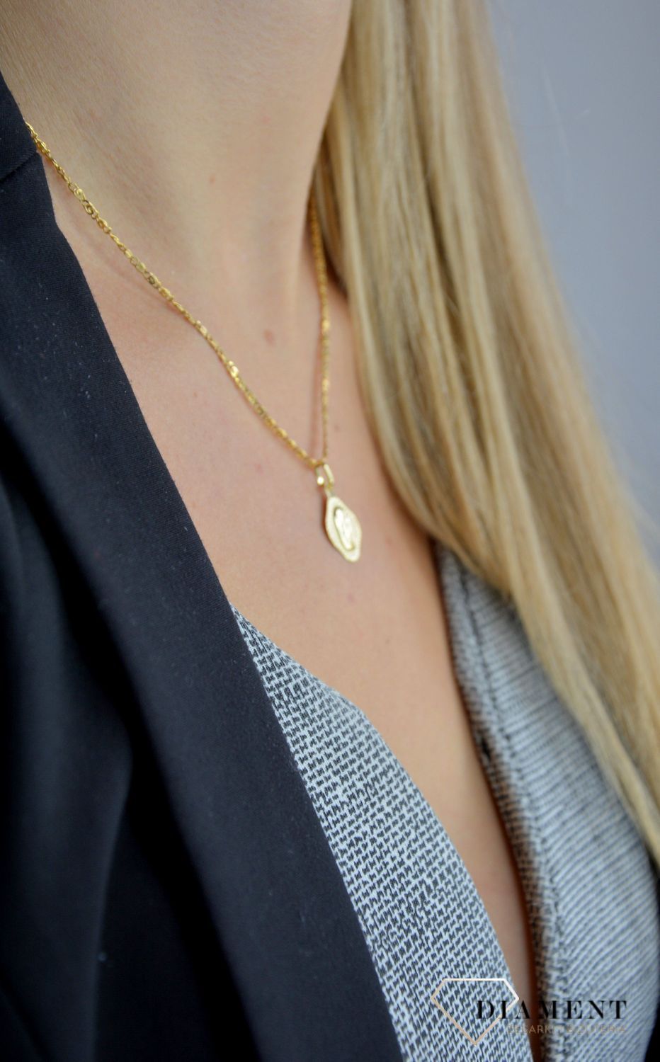 Zawieszka złoty medalik 'Matka Boska' ZA 3794 333.jpg